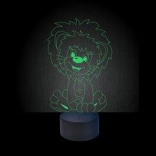 Acrylic lamp  lion