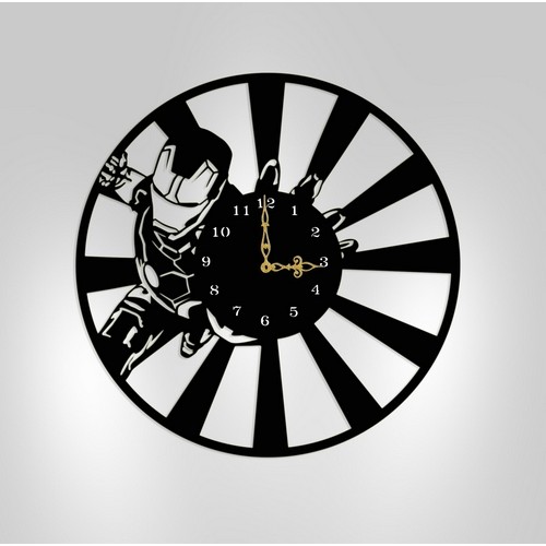 Wooden wall clock Comic hero Wooden wall clock Comic hero