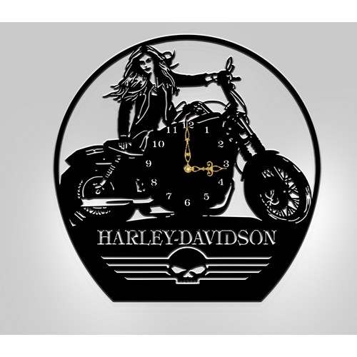 Wooden wall clock Harley Davidson Wooden wall clock Harley Davidson