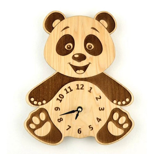 Wooden wall clock Panda Wooden wall clock Panda