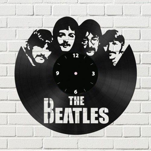 Wooden wall clock the Beatles Wooden wall clock the Beatles