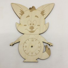 Wooden wall clock 
