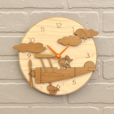 Wooden wall clock 