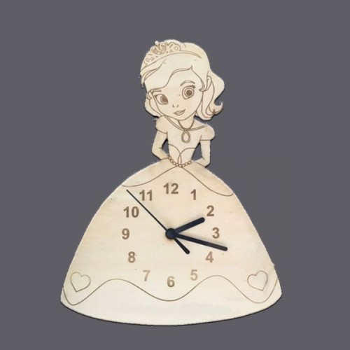 Wooden princess clock Wooden princess clock
