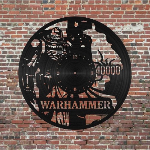 Wooden Warhammer clock