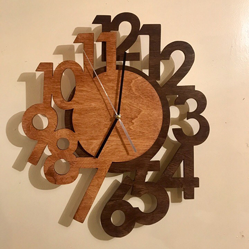 Wooden wall clock Wooden wall clock