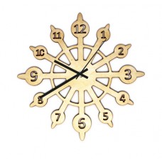 Wooden wall clock