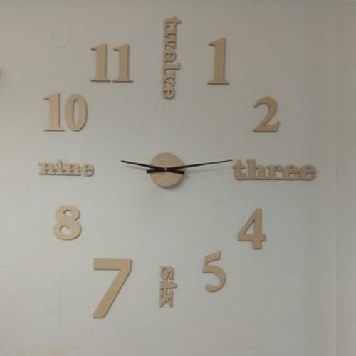 Wooden wall clock Wooden wall clock