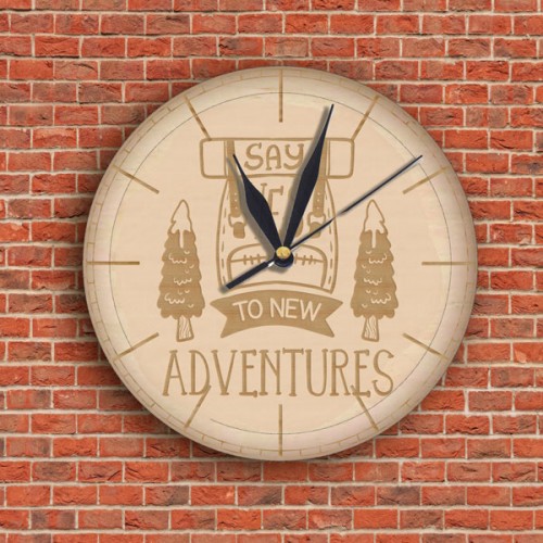 Wooden clock Advedures Wooden clock Advedures