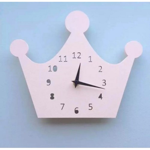 Wooden wall clock crown Wooden wall clock crown