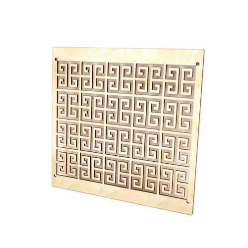 Wooden cover for air duct