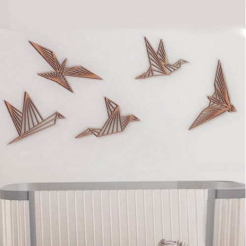 Wooden frame – birds Wooden frame – birds