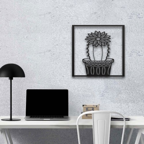 Wooden frame- cactus Wooden frame- cactus