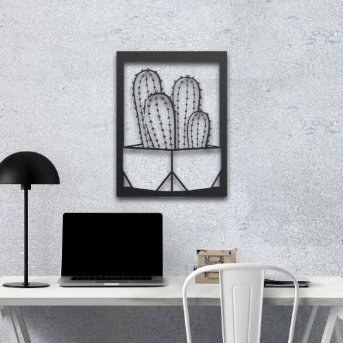 Wooden frame- cactus Wooden frame- cactus