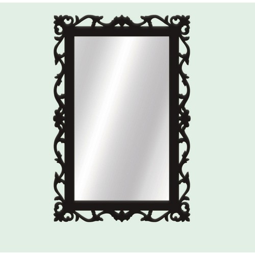 Rectangle acrylic mirror with wooden frame 