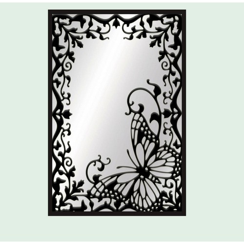 Rectangle acrylic mirror with wooden 