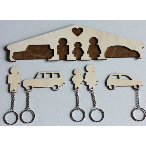 Wooden key holder Famiy Wooden key holder Famiy