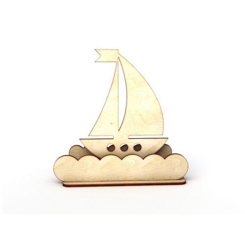 Wooden boat napkin holder Wooden boat napkin holder