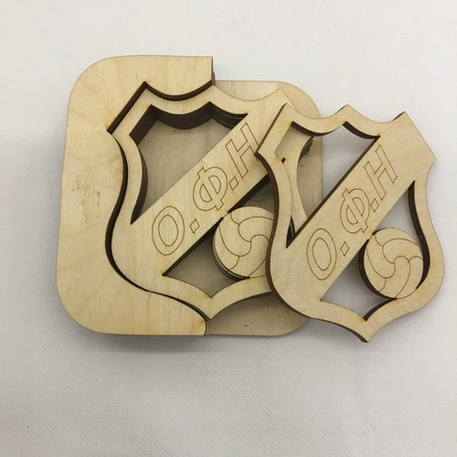 Wooden coaster set 4 pieces Wooden coaster set 4 pieces