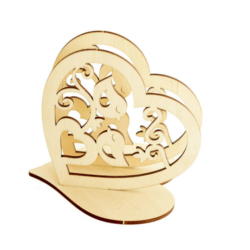 Wooden heart napkin holder Wooden heart napkin holder