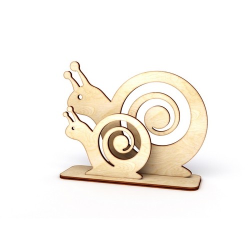 Wooden snail napkin holder Wooden snail napkin holder