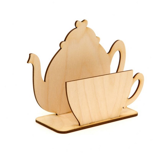 Wooden teapot napkin holder Wooden teapot napkin holder