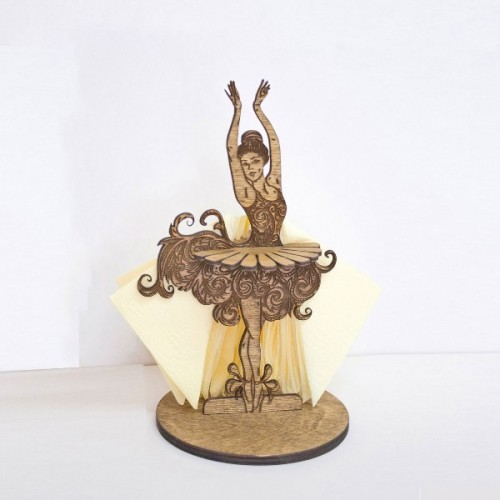Wooden napkin holder – ballerin Wooden napkin holder – ballerin