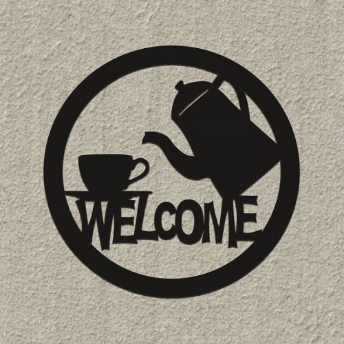 Wooden sign – Welcome Wooden sign – Welcome