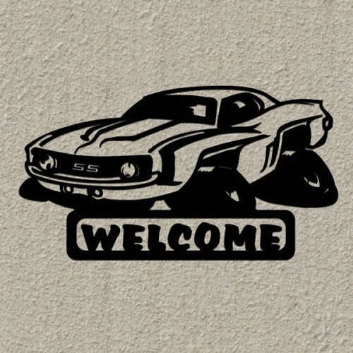 Wooden sign – Welcome Wooden sign – Welcome
