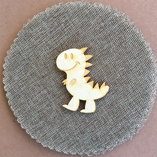 Wooden dinosaur for keyring or magnet Wooden dinosaur for keyring or magnet