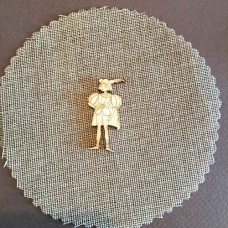 Wooden knight for keyring or magnet