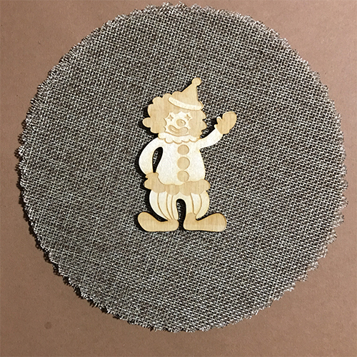 Wooden clown for keyring or magnet Wooden clown for keyring or magnet