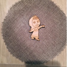 Wooden Masa for keyring or magnet