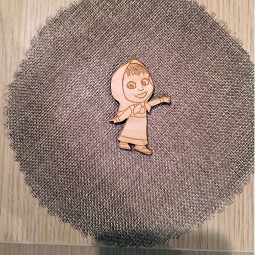 Wooden Masa for keyring or magnet Wooden Masa for keyring or magnet