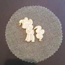 Wooden pony for keyring or magnet