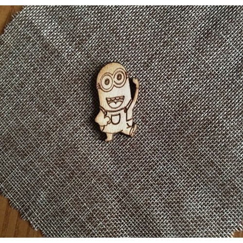 Wooden Minion Rush for keyring or magnet Wooden Minion Rush for keyring or magnet