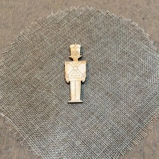 Wooden Steadfast Tin Soldier for keyring or magnet