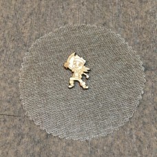 Wooden pirate for keyring or magnet