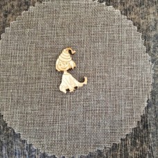 Wooden Pinocchio for keyring or magnet