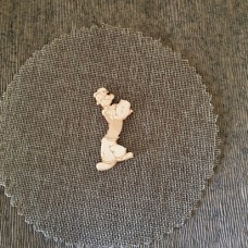 Wooden Popeye for keyring or magnet