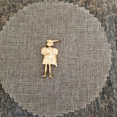 Wooden prince for keyring or magnet