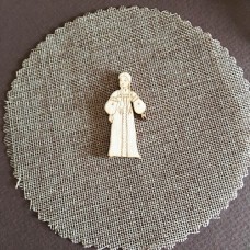 Wooden Rapunzel for keyring or magnet