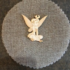 Wooden Tinkerbell for keyring or magnet