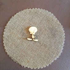 Wooden Tweety for keyring or magnet