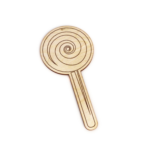 Wooden lolippop for keyring or magnet Wooden lolippop for keyring or magnet