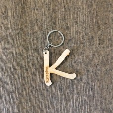 Wooden letter with name of your choice for keyring or magnet