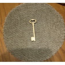 Wooden key for keyring or magnet
