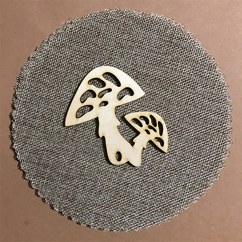 Wooden mushrooms for keyring or magnet Wooden mushrooms for keyring or magnet