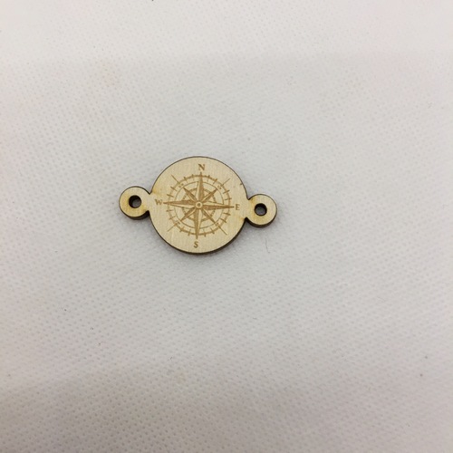 Wooden figure for keyring or magnet compass Wooden figure for keyring or magnet compass