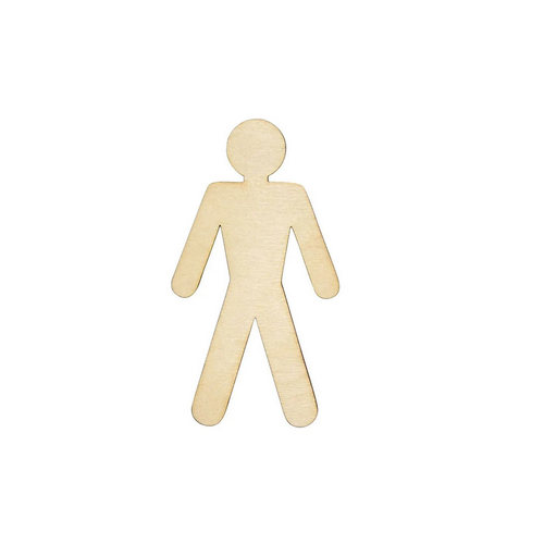 Wooden figure for keyring or magnet people Wooden figure for keyring or magnet people